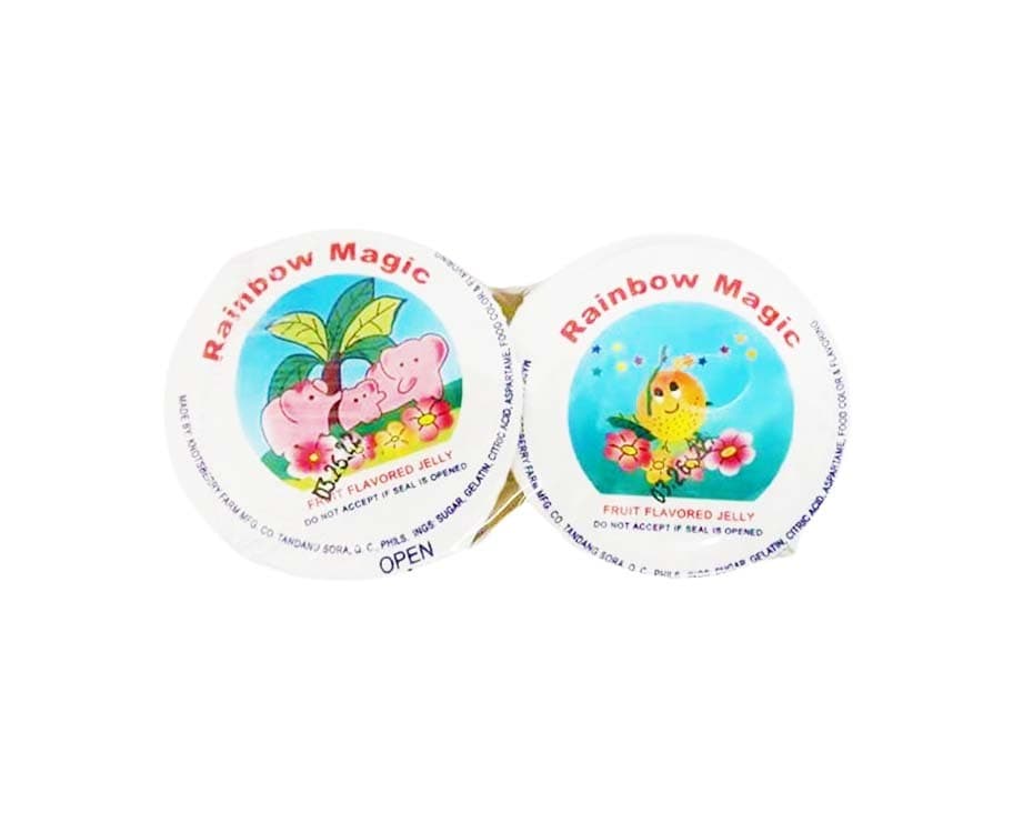Rainbow Magic Fruit Flavored Jelly (2 Packs x 80g)