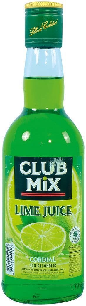 Club Mix Lime Juice Cordial Non-Alcoholic 350mL