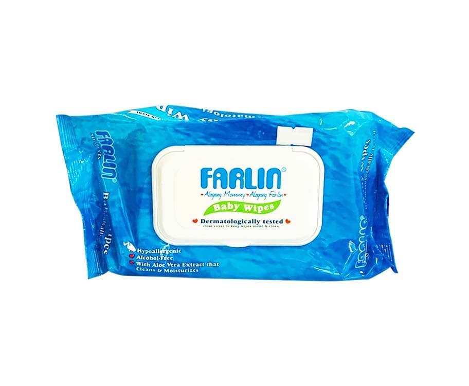 Farlin Baby Wipes Powder Fresh Scent 80 Sheets