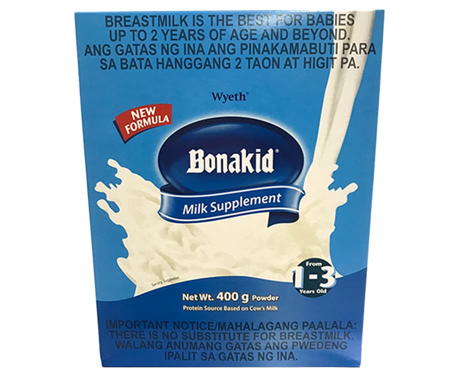 Bonakid Milk Supplement From 1-3 Years Old 400g Powder