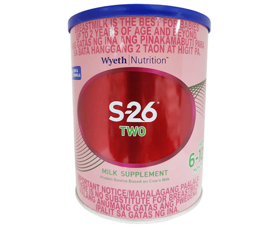 Wyeth Nutrition S-26 Two Milk Supplement From 6-12 Months 900g