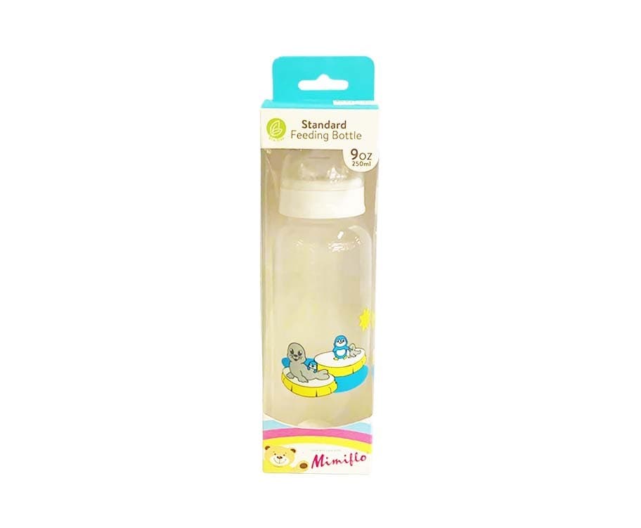 Mimiflo Standard Feeding Bottle White (9oz) 250mL
