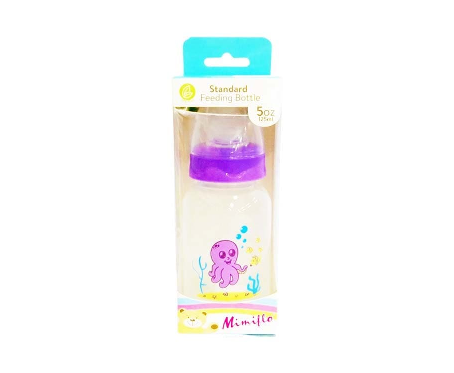 Mimiflo Standard Feeding Bottle Purple 5oz 125mL