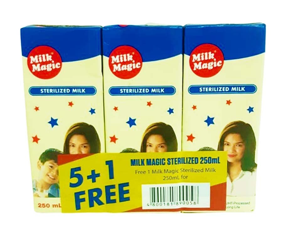 Milk Magic Sterilized Milk (5+1 Packs x 250mL)