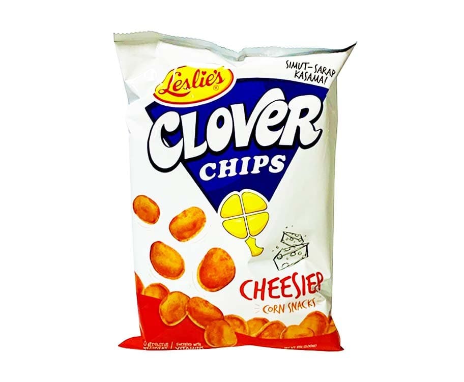 Leslie's Clover Chips Cheesier Corn Snacks 85g