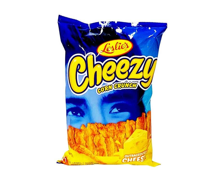 Leslie's Cheezy Corn Crunch Outrageously Cheesy 150g