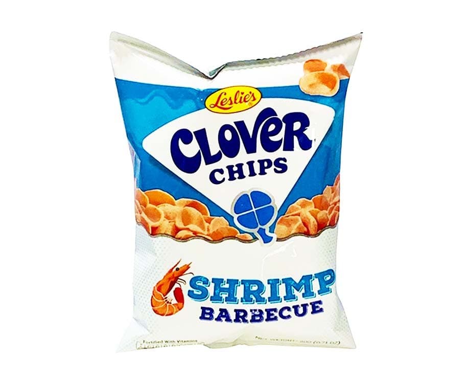 Leslie's Clover Chips Shrimp Barbecue 20g