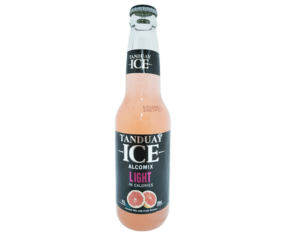 Tanduay Ice Light in Calories Alcomix 330mL