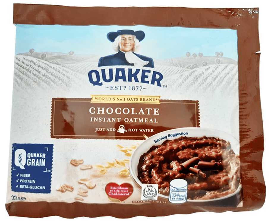 Quaker Chocolate Instant Oatmeal 33g