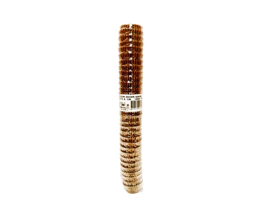 Edison Baking Cups Brown 6cm 1000 Pieces