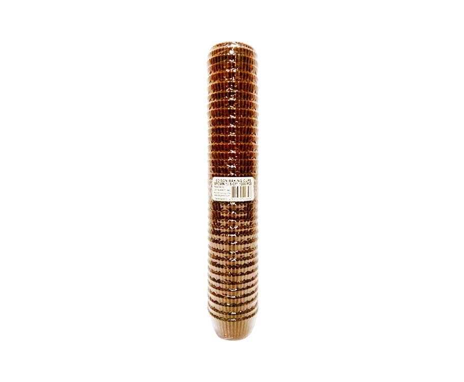 Edison Baking Cups Brown 10.5cm 1000 Pieces