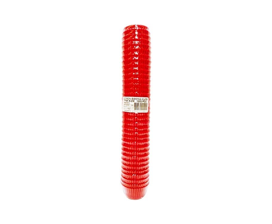 Edison Baking Cups Pink 9cm 1000 Pieces