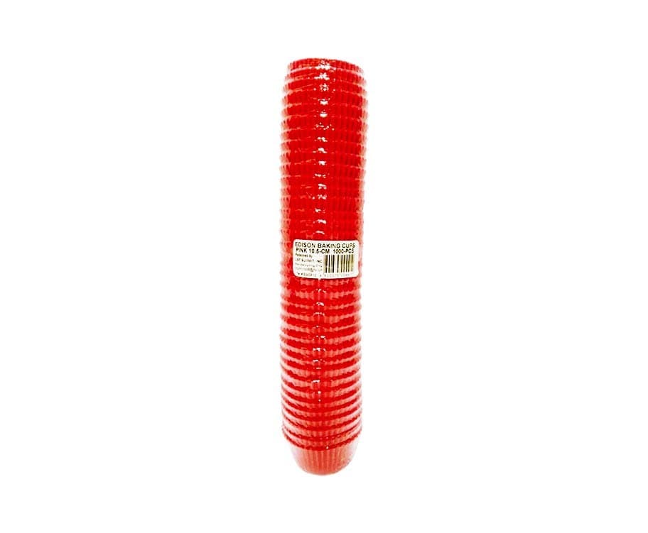 Edison Baking Cups Pink 10.5cm 1000 Pieces