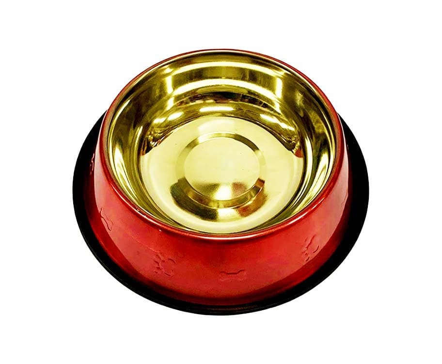 Phoenix Non Skid Bowl with Red Color Embossing RJ-255 (96oz) 1 Piece