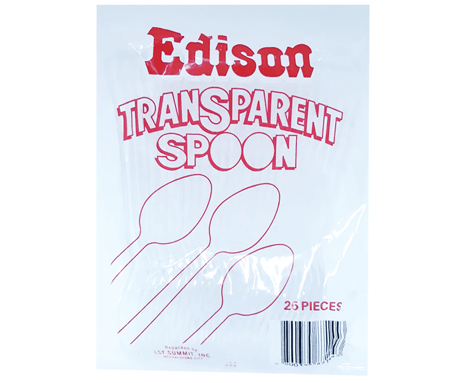 Edison Transparent Spoon 25 Pieces