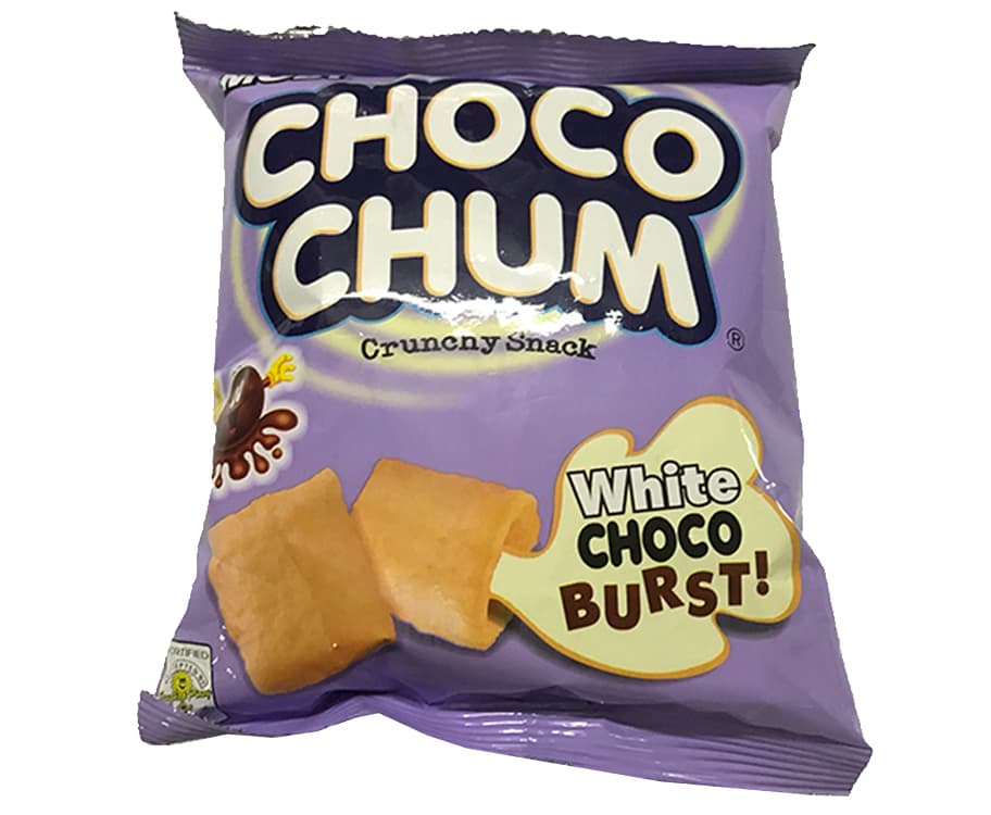 Moby Choco Chum Crunchy Snack White Choco Burst 32g