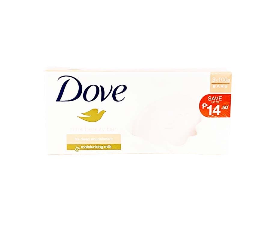 Dove Pink Beauty Bar For Deep Nourishment (3 Bars x 100g)