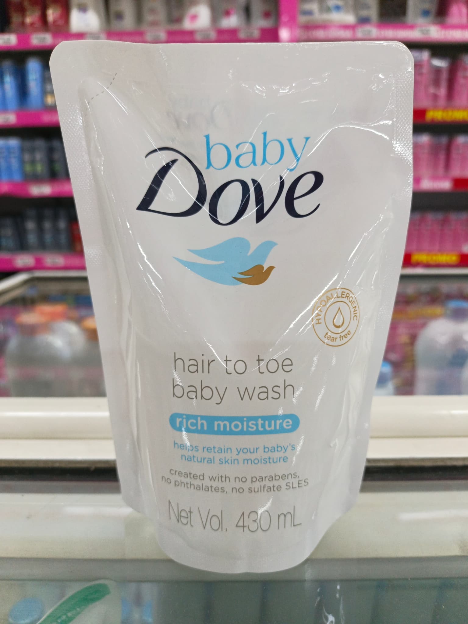 Baby Dove Hair To Toe Baby Wash Rich Moisture 430ml