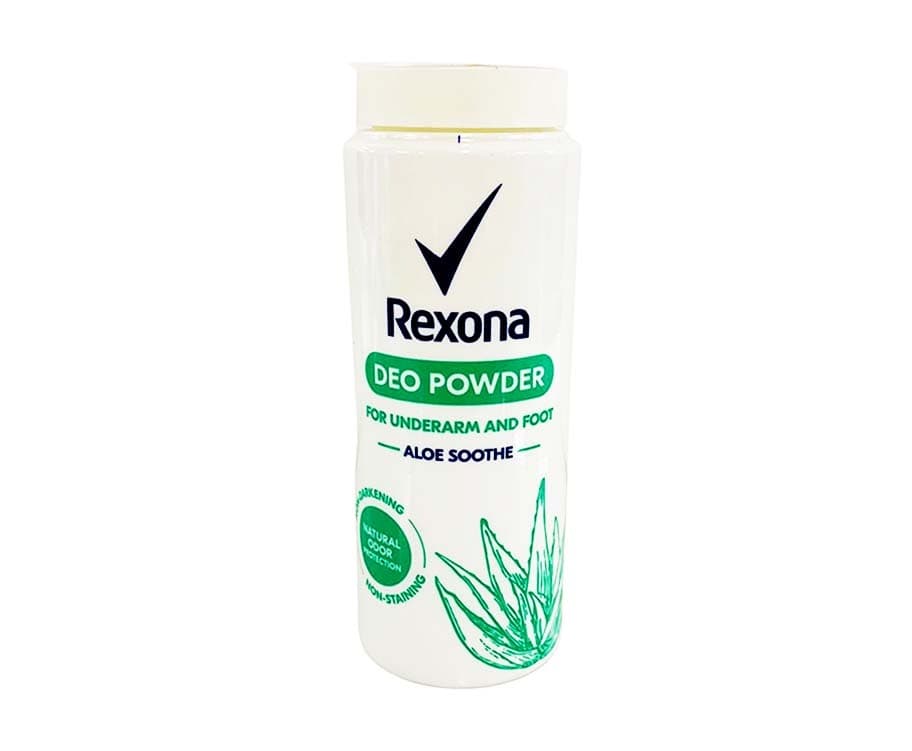 Rexona Deo Powder For Underarm & Foot Aloe Soothe 80g