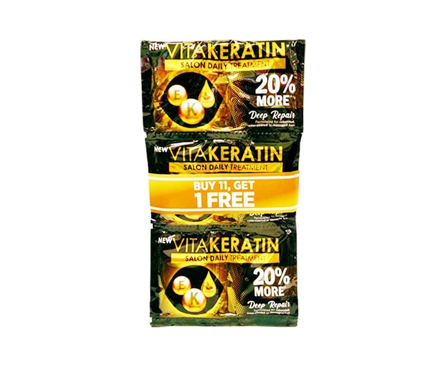 Vita Keratin Salon Daily Treatment Deep Repair (11+1 Packs x 24mL)
