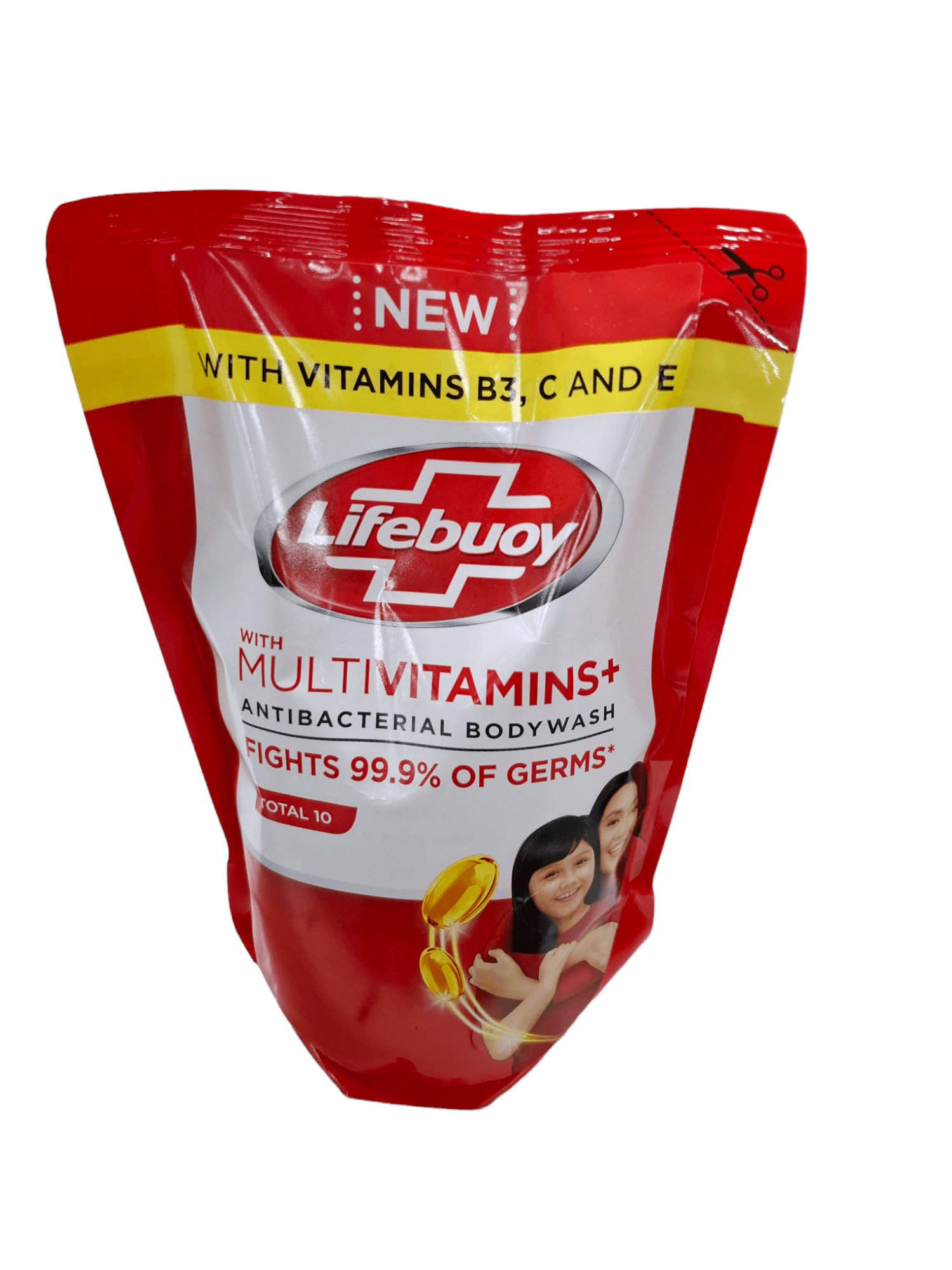 LifeBuoy Total 10 Bodywash Pouch 784mL