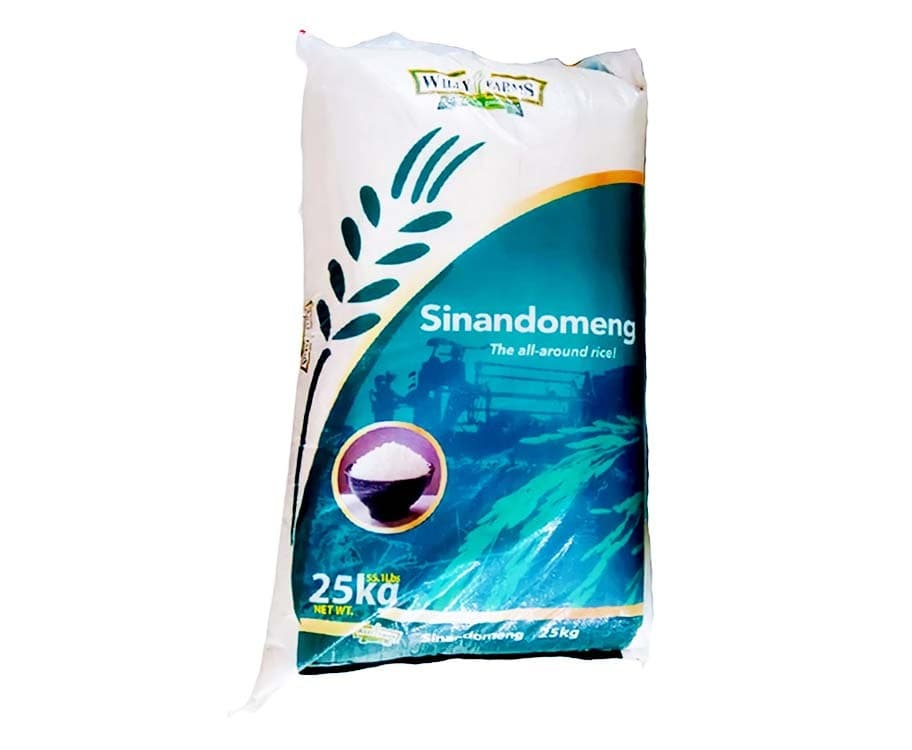 Willy Farms Sinandomeng Rice 25kg