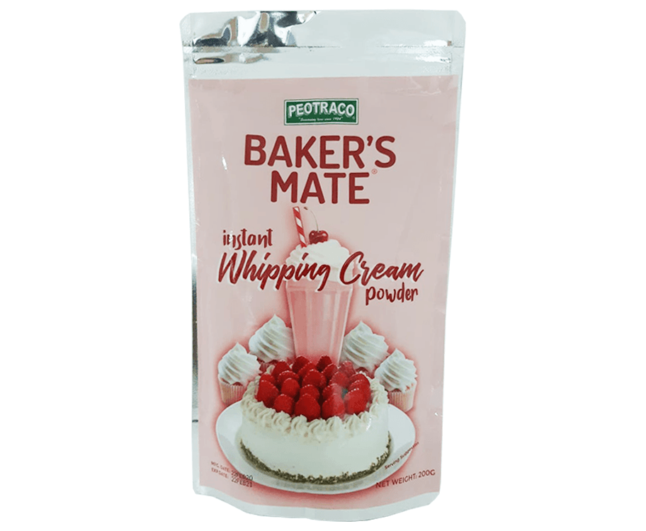 Peotraco Baker's Mate Instant Whipping Cream Powder 200g