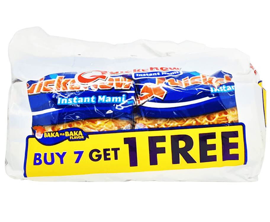 Quickchow Instant Mami Baka na Baka Flavor (7+1 Packs)