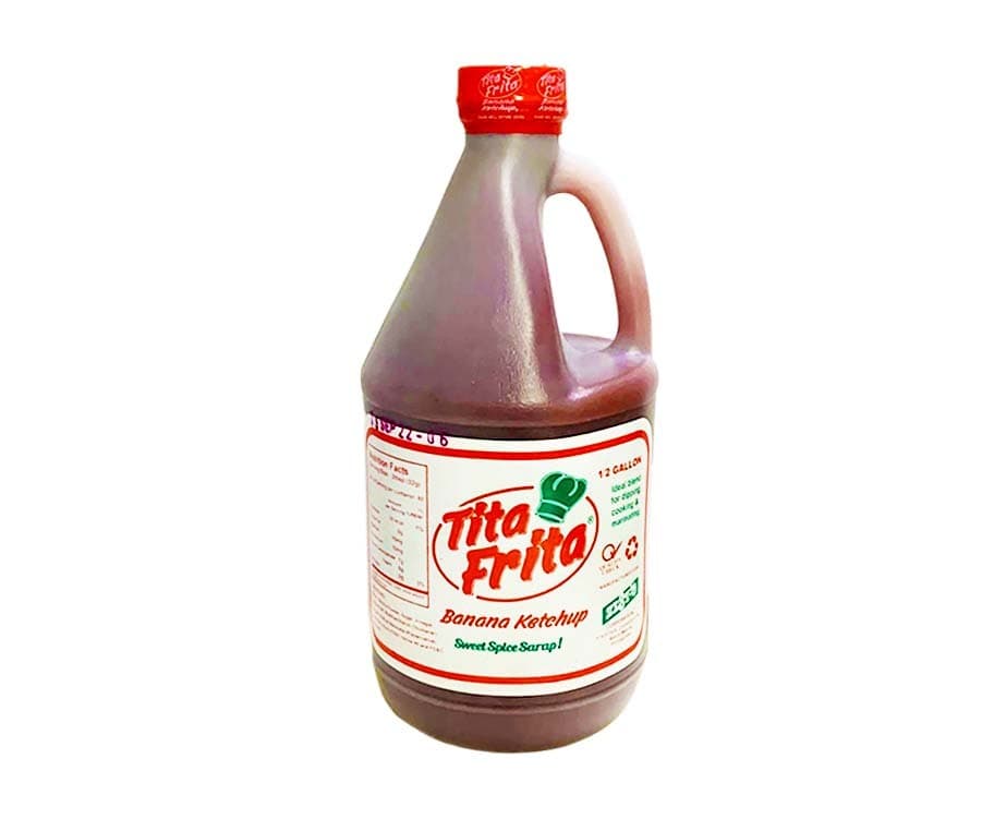 Tita Frita Banana Ketchup Sweet Spice Sarap 1/2 Gallon (1893g)