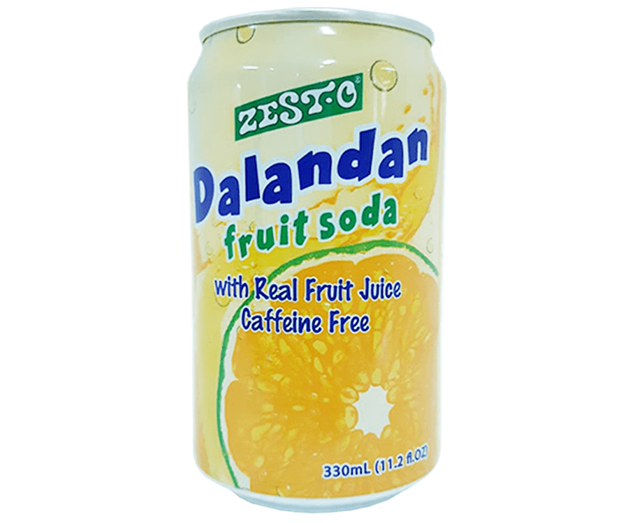 Zest-O Dalandan Fruit Soda With Real Fruit Juice 330mL