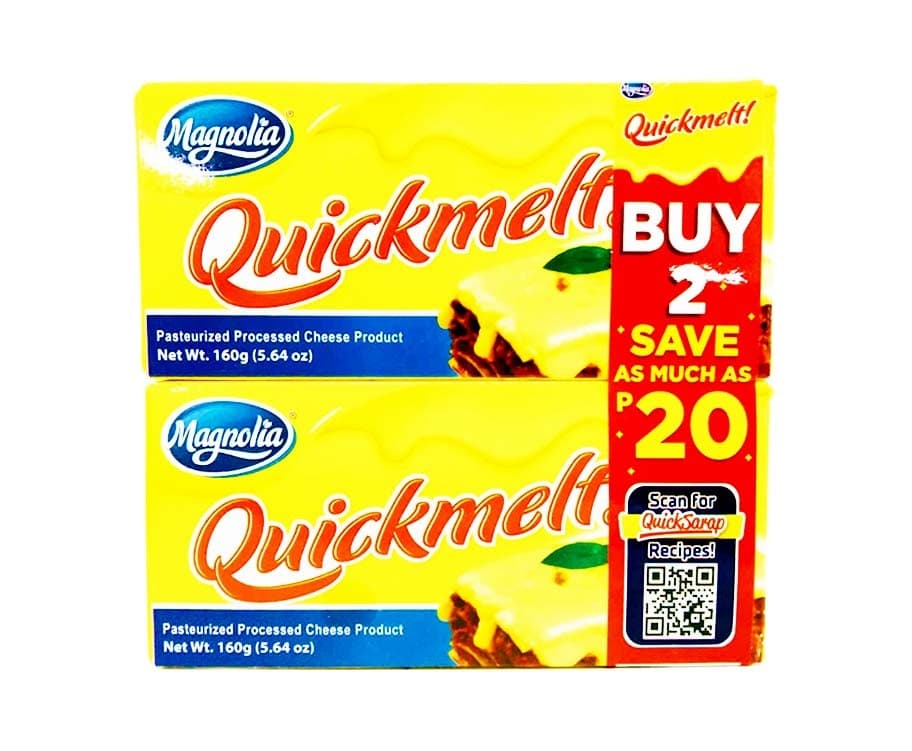 Magnolia Quickmelt! Pasteurized Processed Cheese Product (2 Packs x 160g)