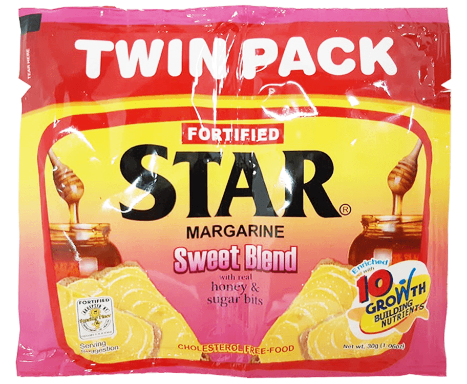 Star Margarine Fortified Sweet Blend With Real Honey & Sugar Bits Twin Pack 30g