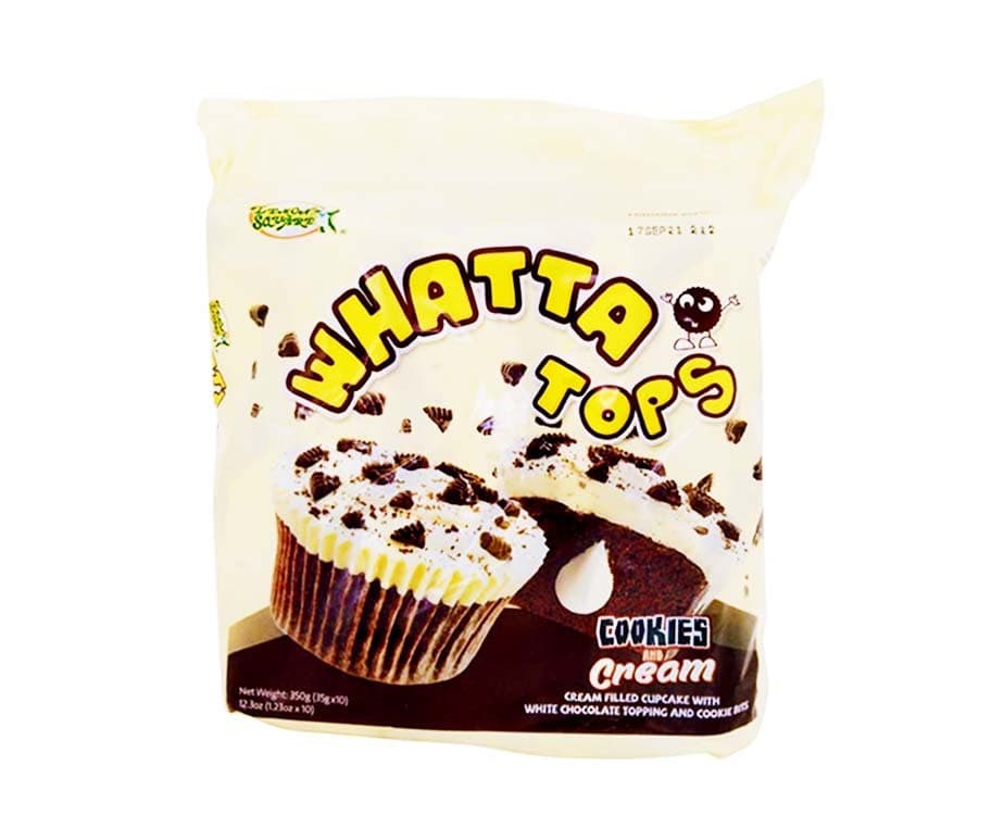 Lemon Square Whatta Tops Cookies & Cream (10 Packs x 35g) 350g