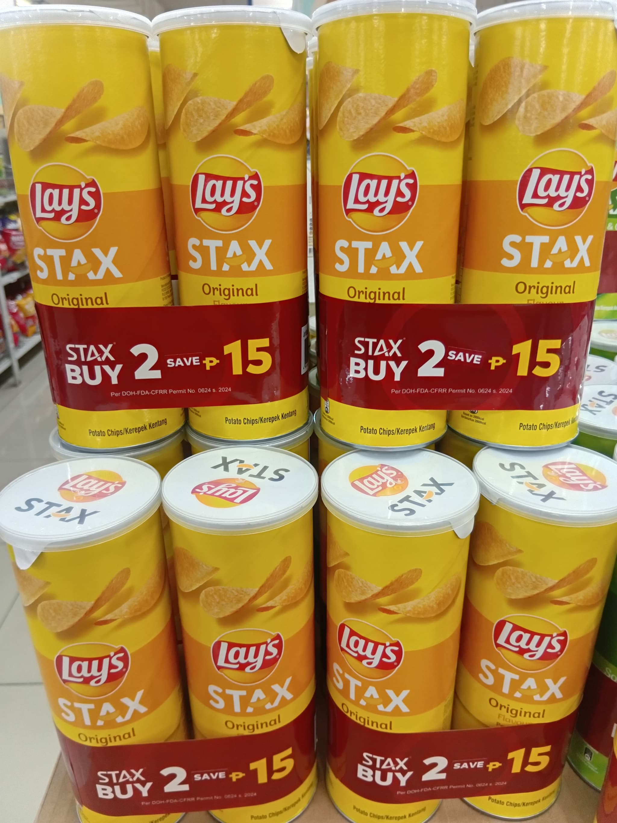 Lay's Stax Original (2 Packs x 105g)
