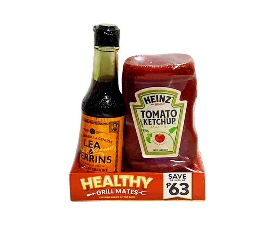 Heinz Tomato Ketchup 397g + Lea & Perrins Worcestershire Sauce 150mL