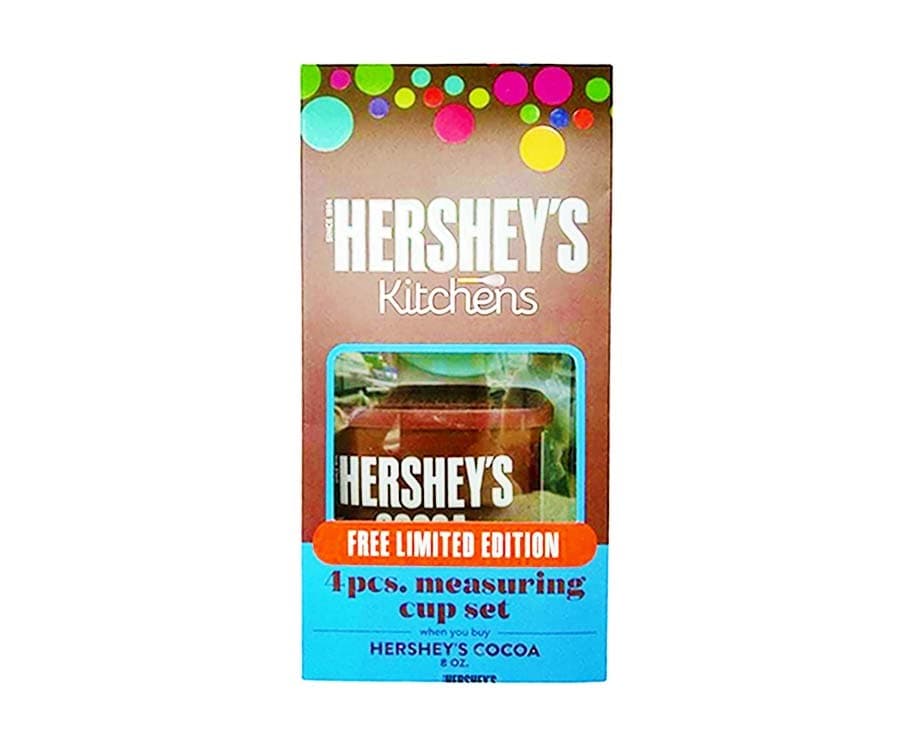 Hershey's Kitchen Cocoa 8oz. + 4pcs. Measuring Cups Set
