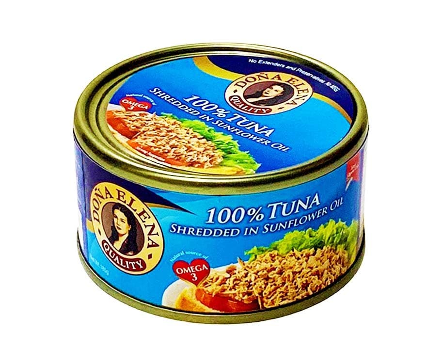 Doña Elena 100% Tuna Shredded in Sunflower Oil 185g
