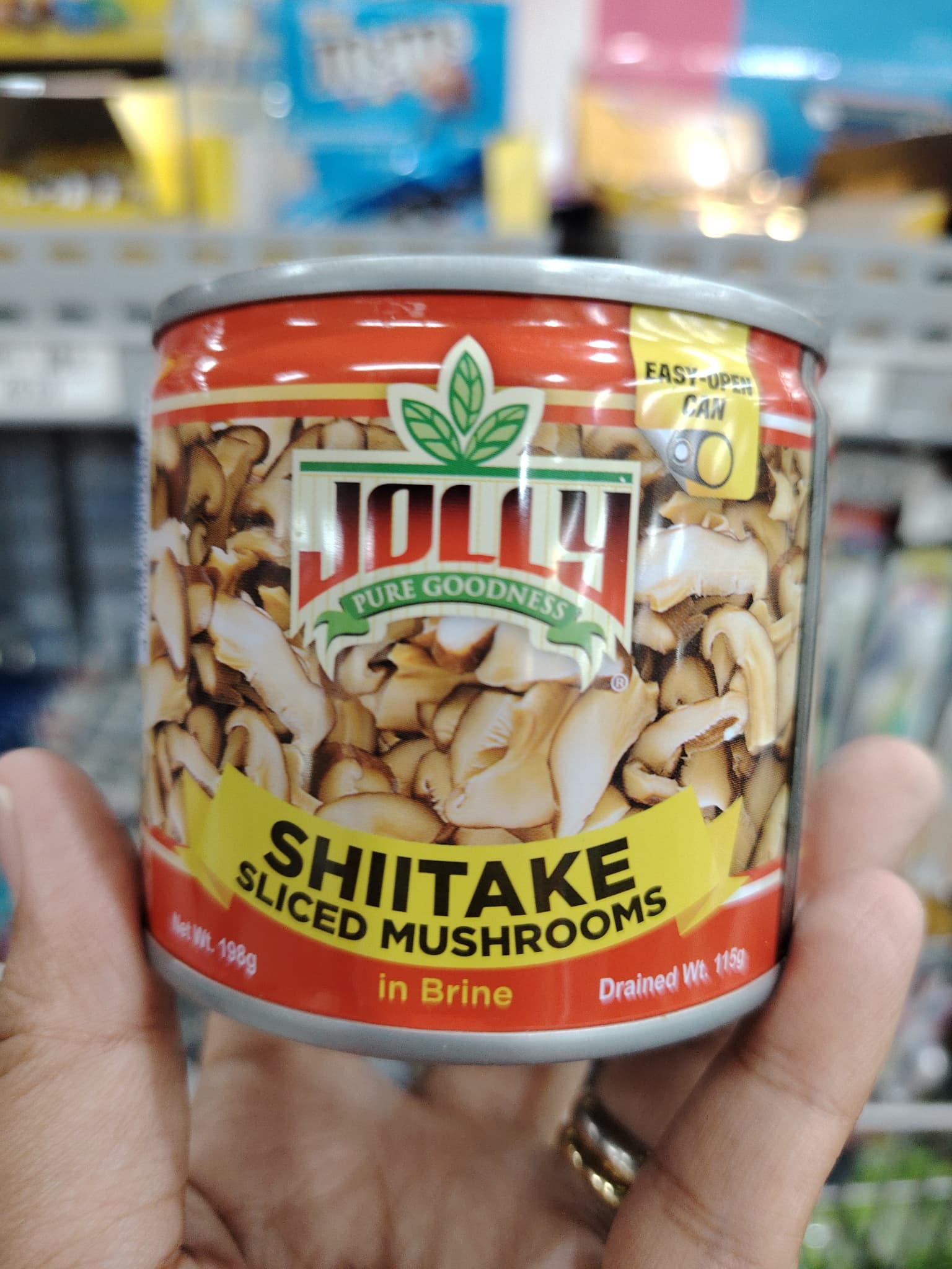Jolly Shiitake slice mushroom brine 115g
