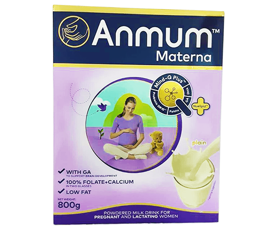 Anmum Materna Plain Powdered Milk Drink For Pregnant And Lactating Mother 800g