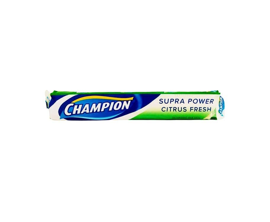 Champion Supra Power Citrus Fresh Detergent Bar 390g