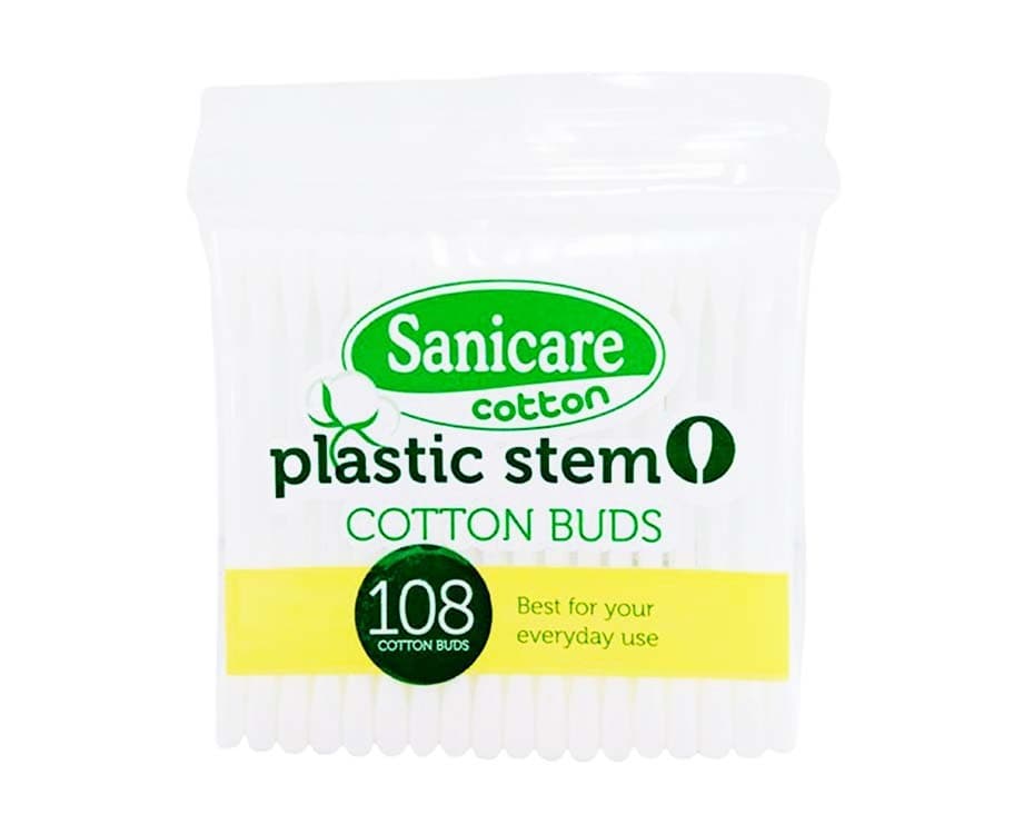Sanicare Plastic Stem Buds 108 Tips
