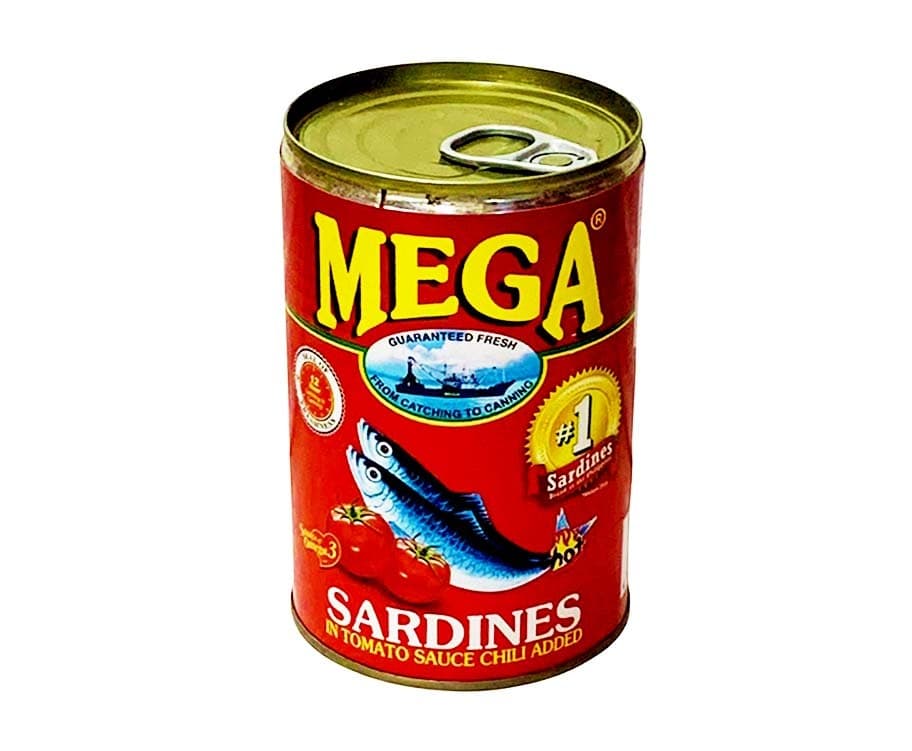 Mega Sardines in Hot Tomato Sauce Chili Added 15oz (425g)