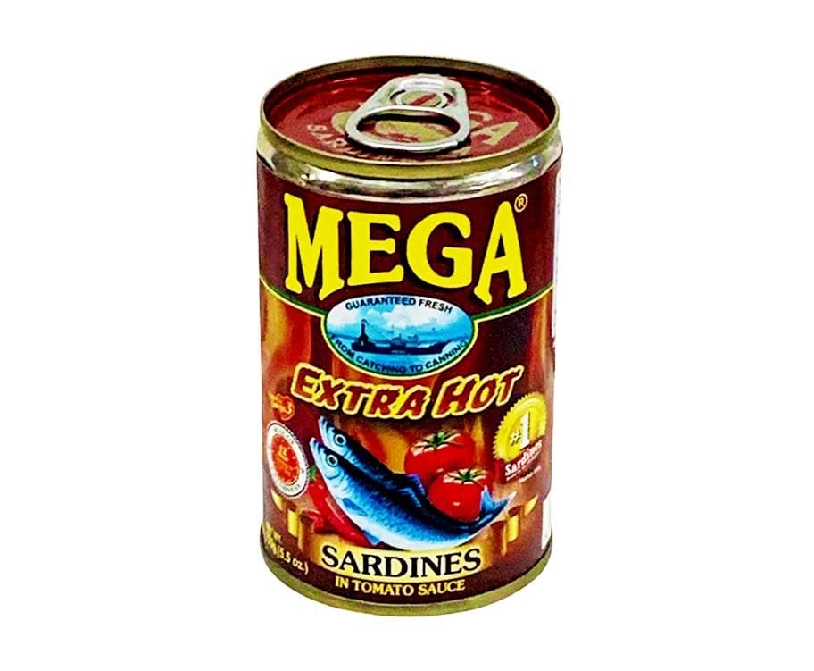 Mega Extra Hot Sardines in Tomato Sauce 5.5oz (155g)