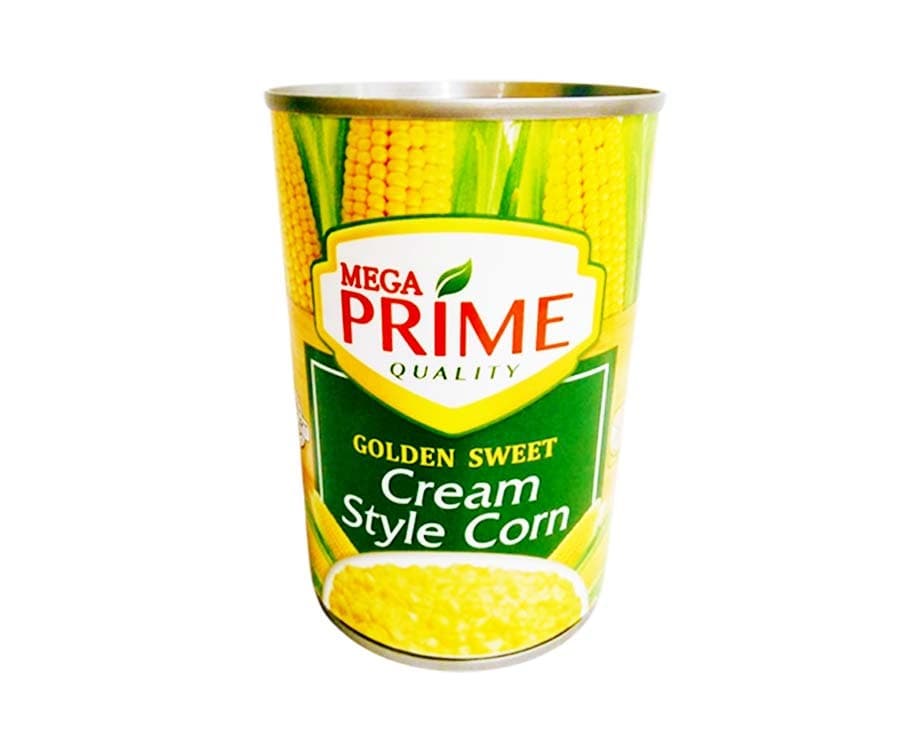 Mega Prime Quality Golden Sweet Cream Style Corn 425g