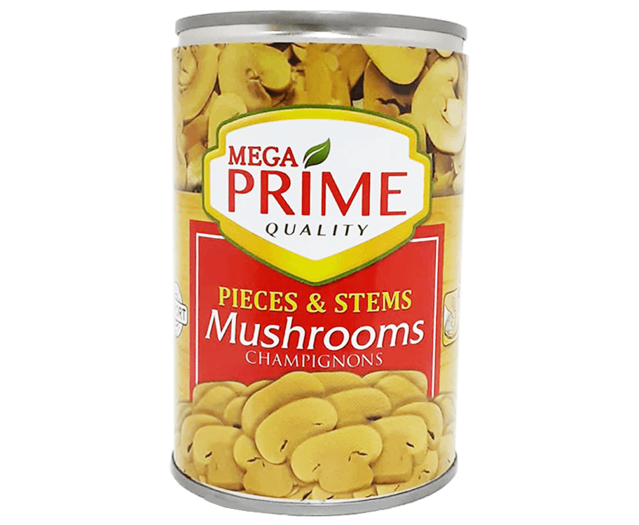 Mega Prime Pieces & Stems Mushrooms Champignons 425g