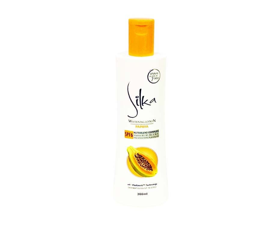 Silka Papaya Whitening Lotion Papaya SPF6 300mL