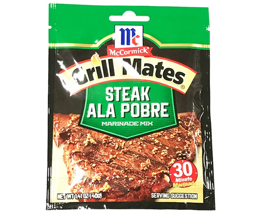 McCormick Grill Mates Steak Ala Pobre Marinade Mix 40g