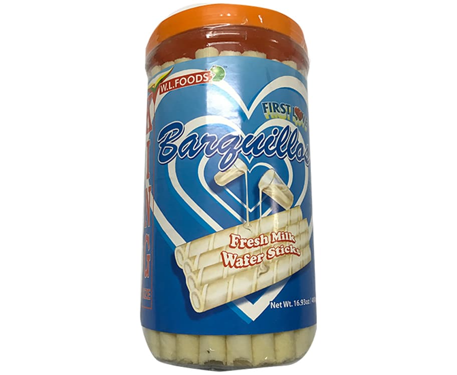 W.L. Foods Barquillos Fresh Milk Wafer Sticks 480g