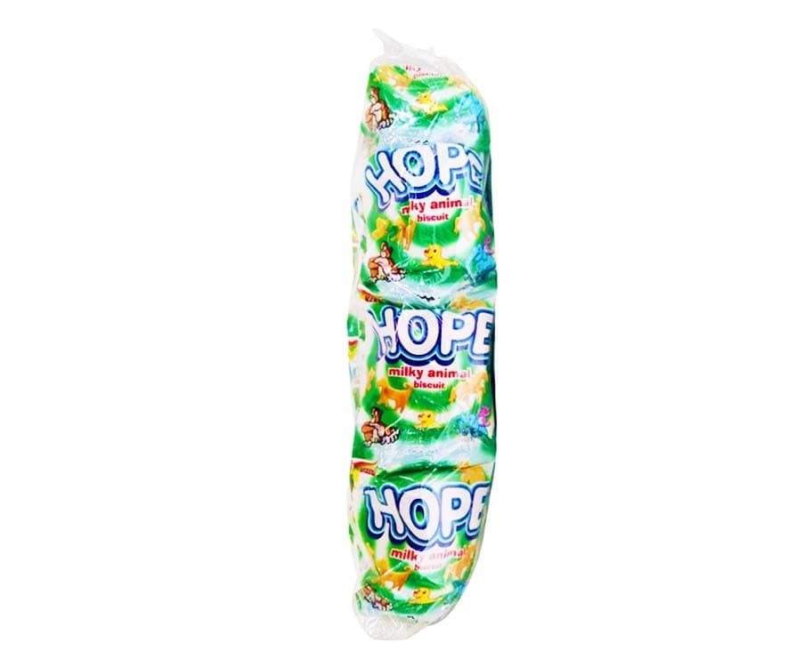 W.L. Hope Milky Animal Biscuit (20 Packs x 10g)