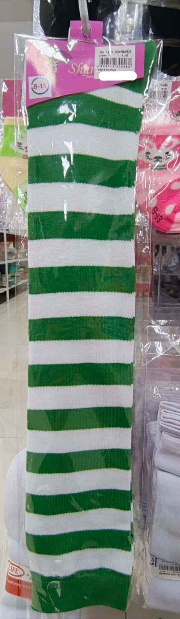 Sharmane Fashionable Socks Knee-Hi 8-11 Years Old